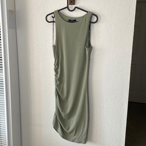F21 Midi Dress with clinched side design
